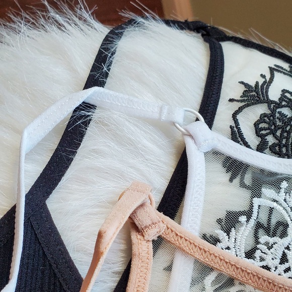 🔥BESTSELLER🔥Black tattoo mesh bralette - Picture 11 of 15